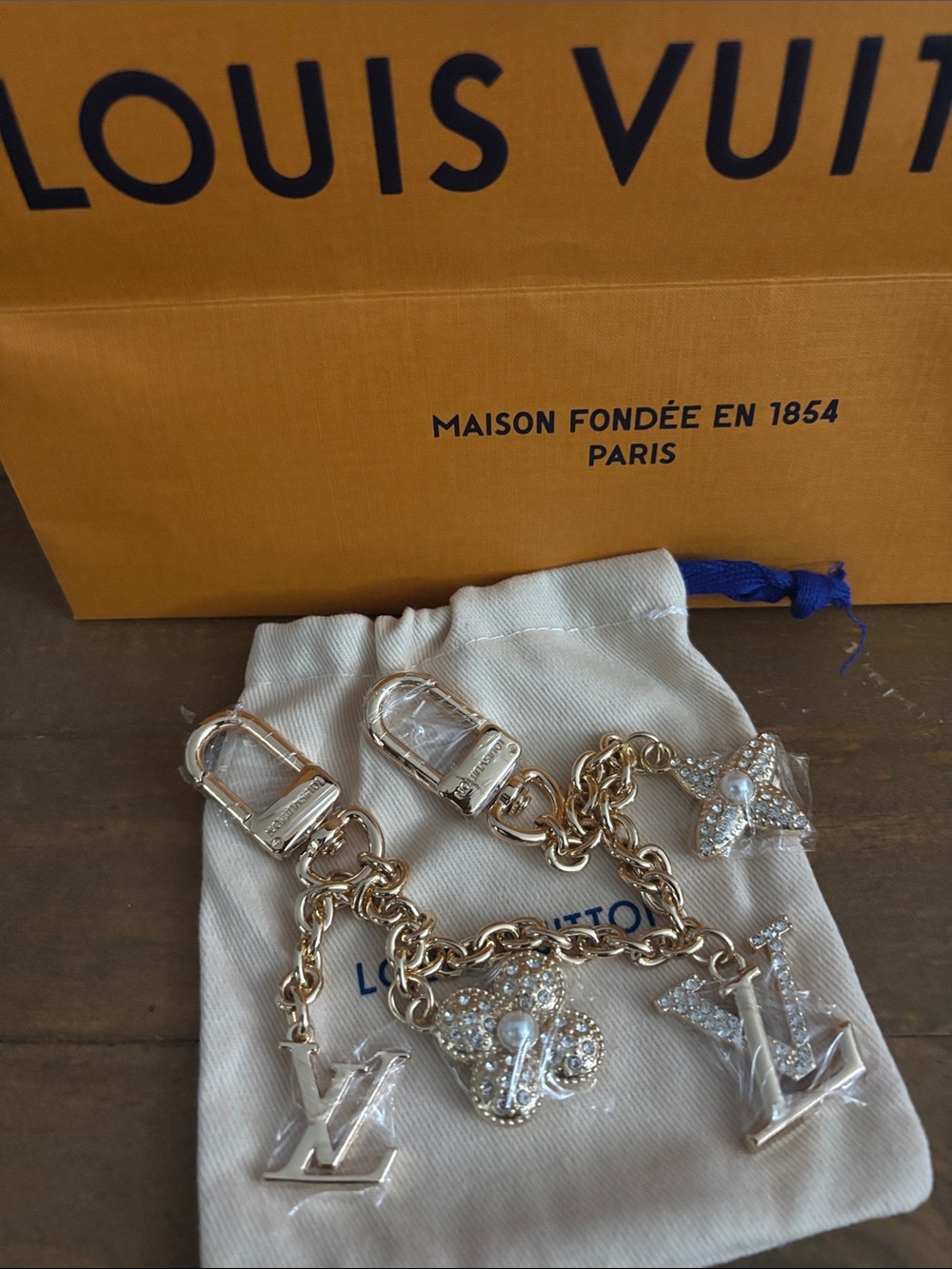 LV Design Bag Charm